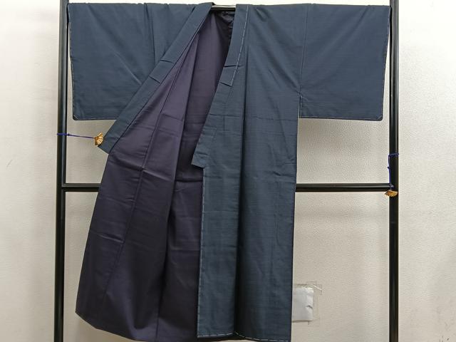 平和屋着物●男性　本場大島紬　アンサンブル　80亀甲　総詰め　正絹　逸品　BAAX8202mz