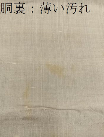平和屋着物■上質な紬　風景花文　正絹　逸品　BAAX8217mz