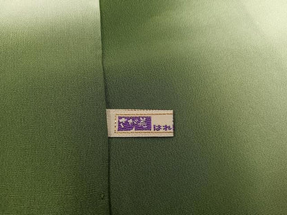 平和屋着物■上質な小紋　枝葉文　さが美扱い　正絹　逸品　BAAX8227mz