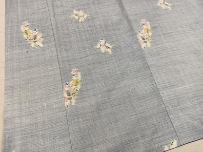 平和屋着物■上質な紬　唐子遊び　正絹　逸品　BAAX8233mz