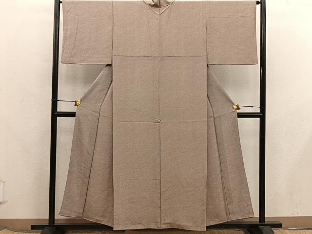 平和屋着物■上質な小紋　鹿の子　正絹　逸品　BAAX8235mz