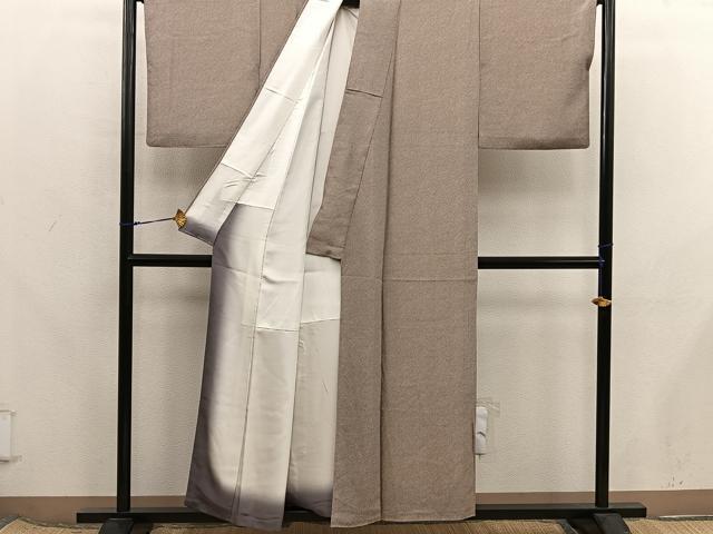 平和屋着物■上質な小紋　鹿の子　正絹　逸品　BAAX8235mz