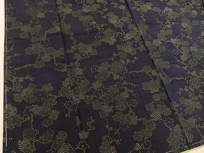 平和屋着物■上質な紬　草花文　正絹　逸品　未使用　BAAX8250mz
