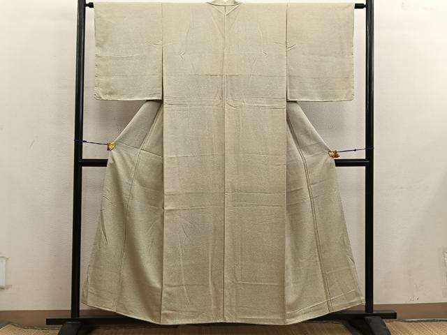 平和屋着物■上質な小紋　作家物　霞文　正絹　逸品　BAAX8269mz