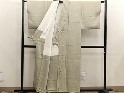 平和屋着物■上質な小紋　作家物　霞文　正絹　逸品　BAAX8269mz