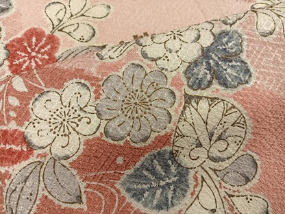 平和屋着物■上質な小紋　辻が花　金彩　正絹　逸品　BAAX8271mz