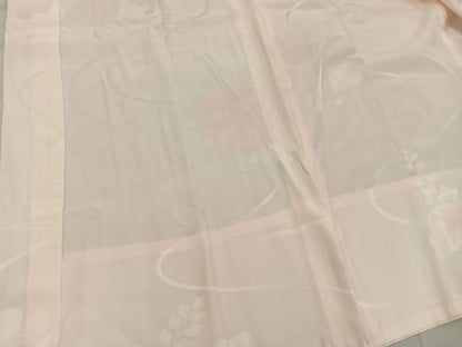 平和屋着物■振袖用長襦袢　無双仕立て　菊地紋　暈し染め　半衿刺繍　正絹　逸品　BAAX8280mz