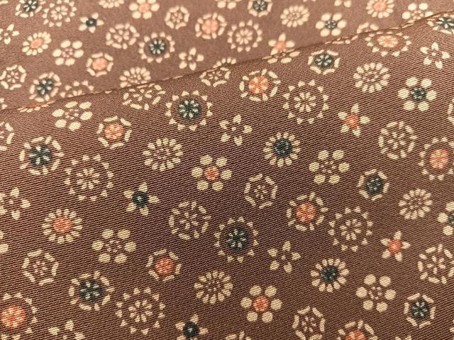 平和屋着物■上質な小紋　菊花文　ますいわ屋扱い　正絹　逸品　BAAX8282mz