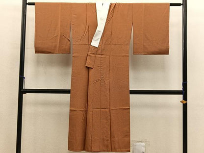 平和屋着物■長襦袢　無双仕立て　梅花文　正絹　逸品　BAAX8289mz
