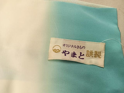 平和屋着物■訪問着　刺繍　枝花文　暈し染め　やまと誂製　正絹　逸品　BAAX8299mz