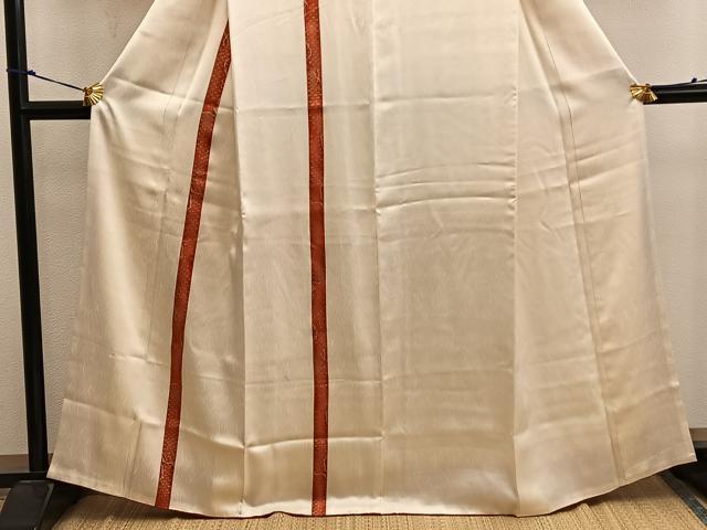 平和屋着物■訪問着　草花文　金彩　正絹　逸品　BAAX8304mz