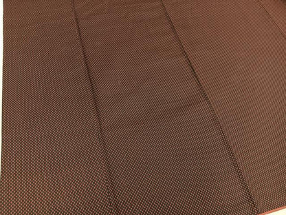 平和屋着物■上質なお召　絣文様　正絹　逸品　BAAX8317mz