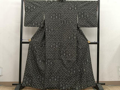 平和屋着物■上質な紬　檜垣文　正絹　逸品　BAAX8332mz