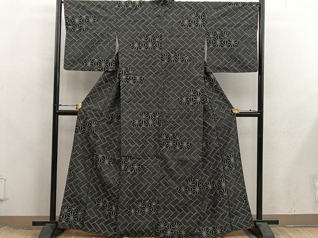 平和屋着物■上質な紬　檜垣文　正絹　逸品　BAAX8332mz