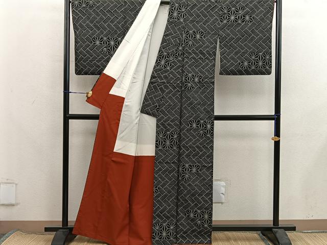 平和屋着物■上質な紬　檜垣文　正絹　逸品　BAAX8332mz