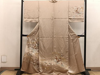 平和屋着物■訪問着　船花文　暈し染め　金彩　正絹　逸品　BAAX8359mz