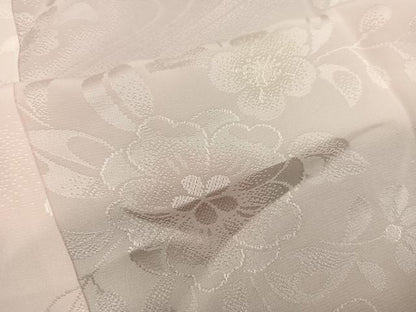 平和屋着物■長襦袢　無双仕立て　流水花地紋　暈し染め　正絹　逸品　BAAX8363mz