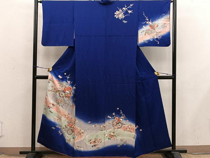 平和屋着物■訪問着　花車文　暈し染め　金彩　正絹　逸品　BAAX8383mz