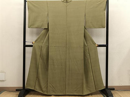 平和屋着物■上質な小紋　流水文　正絹　逸品　BAAX8386mz