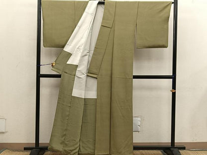 平和屋着物■上質な小紋　流水文　正絹　逸品　BAAX8386mz