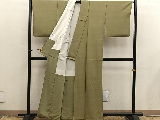 平和屋着物■上質な小紋　流水文　正絹　逸品　BAAX8386mz