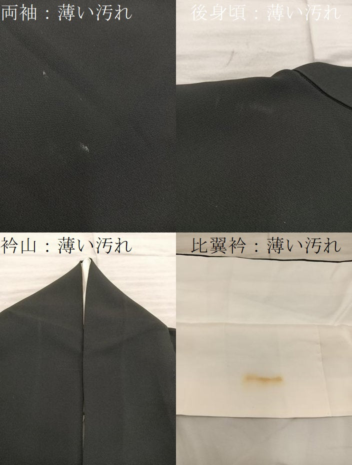 平和屋着物■豪華黒留袖　作家物　駒刺繍　松　金彩　正絹　逸品　BAAX8389mz