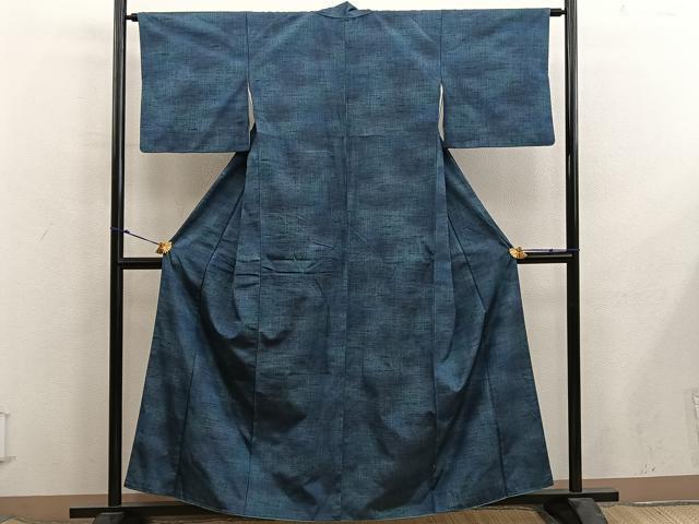平和屋着物■上質な紬　霞文　正絹　逸品　BAAX8403mz