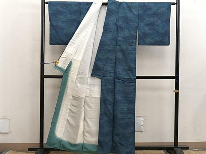 平和屋着物■上質な紬　霞文　正絹　逸品　BAAX8403mz