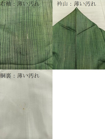 平和屋着物■上質な紬　霞文　正絹　逸品　BAAX8408mz