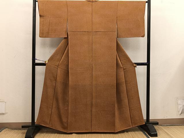 平和屋着物■上質な小紋　霞文　正絹　逸品　BAAX8432mz