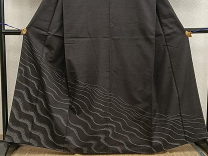 平和屋着物■訪問着　流水文　正絹　逸品　BAAX8442mz