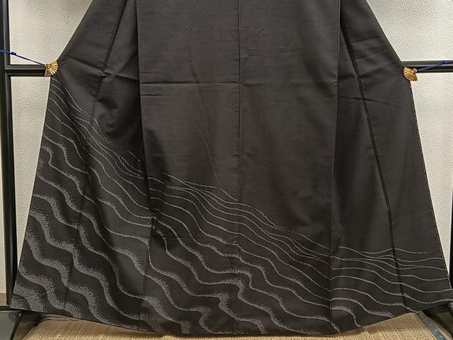 平和屋着物■訪問着　流水文　正絹　逸品　BAAX8442mz