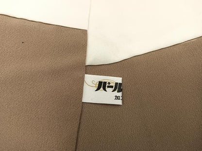 平和屋着物■訪問着　菊花文　暈し染め　正絹　逸品　BAAX8455mz