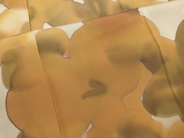 平和屋着物■上質な小紋　草花文　正絹　逸品　BAAX8462mz