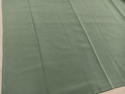 平和屋着物■上質な色無地　鶸茶色　正絹　逸品　BAAX8470mz