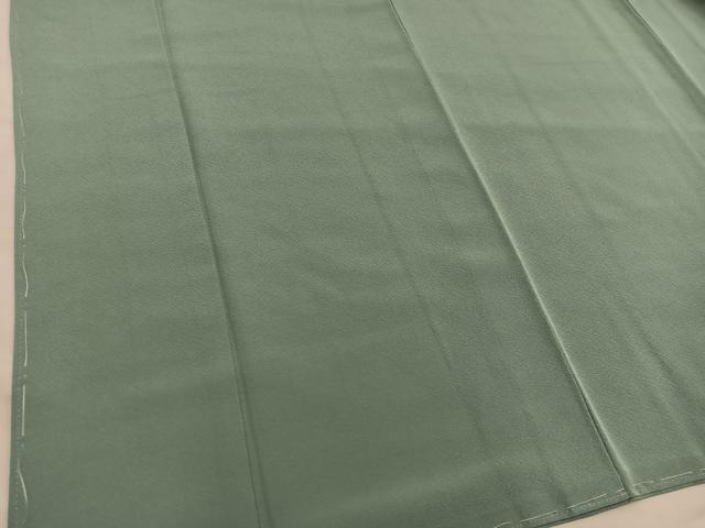 平和屋着物■上質な色無地　鶸茶色　正絹　逸品　BAAX8470mz