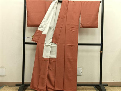 平和屋着物■伝統工芸師　服部光擴　江戸小紋　鮫小紋柄　正絹　逸品　未使用　BAAX8479mz