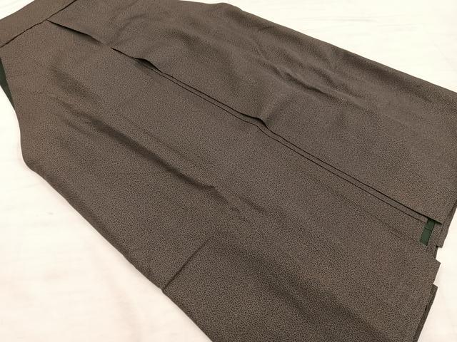 平和屋着物●男性　行灯袴　幾何学文様　正絹　逸品　BAAX8483mz