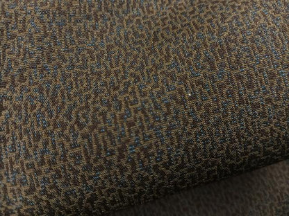 平和屋着物●男性　行灯袴　幾何学文様　正絹　逸品　BAAX8483mz