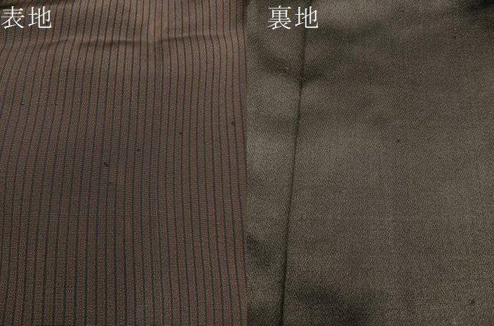 平和屋着物▼男性　行灯袴　縞　正絹　逸品　BAAX8489mz