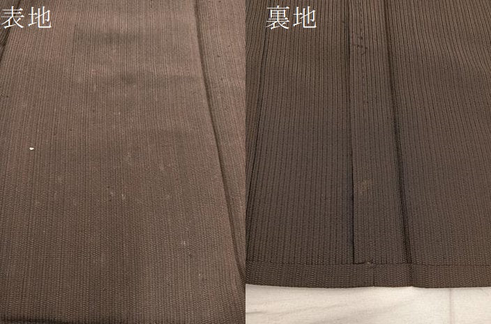 平和屋着物●男性　行灯袴　縞　正絹　逸品　BAAX8494mz