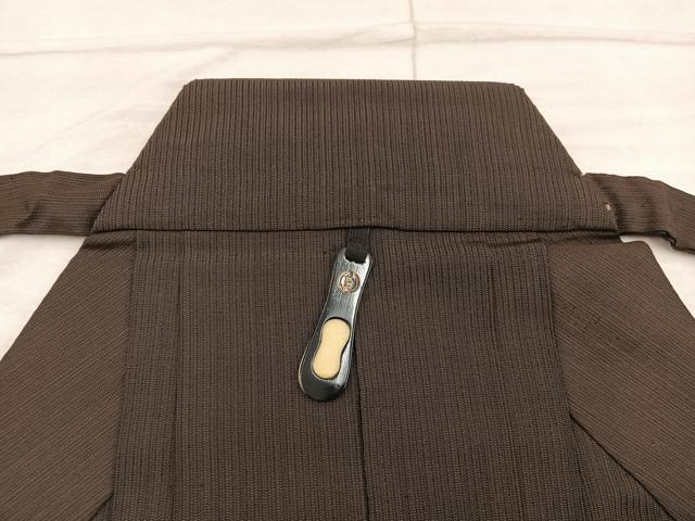 平和屋着物●男性　行灯袴　縞　正絹　逸品　BAAX8494mz