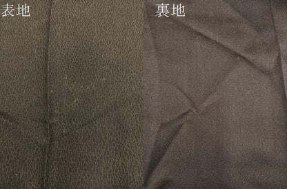 平和屋着物▼男性　行灯袴　幾何学文様　正絹　逸品　BAAX8496mz
