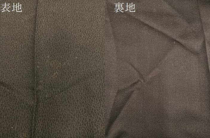 平和屋着物▼男性　行灯袴　幾何学文様　正絹　逸品　BAAX8496mz