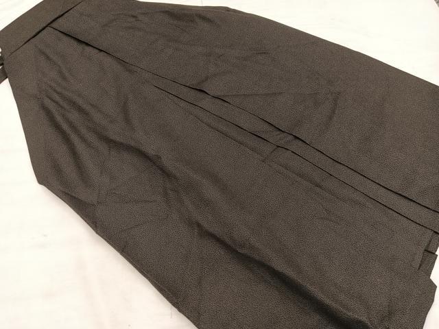 平和屋着物▼男性　行灯袴　幾何学文様　正絹　逸品　BAAX8496mz
