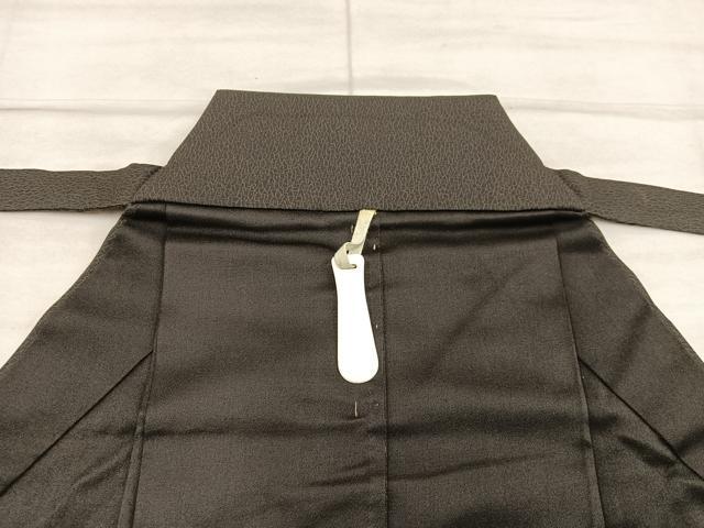 平和屋着物▼男性　行灯袴　幾何学文様　正絹　逸品　BAAX8496mz
