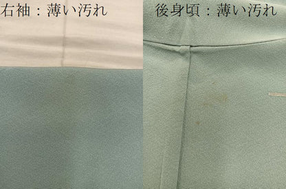 平和屋着物■訪問着　友禅　作家物　枝梅松文　暈し染め　正絹　逸品　BAAX8502mz