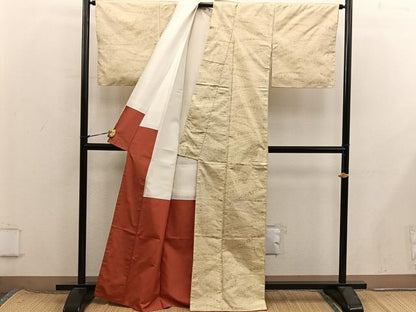 平和屋着物■本場大島紬　草花文　証紙付き　正絹　逸品　BAAX8523mz