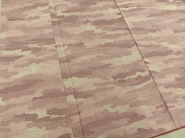 平和屋着物■上質な紬　霞文　正絹　逸品　BAAX8539mz
