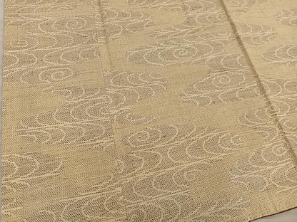 平和屋着物■上質な紬　流水文　正絹　逸品　BAAX8541mz